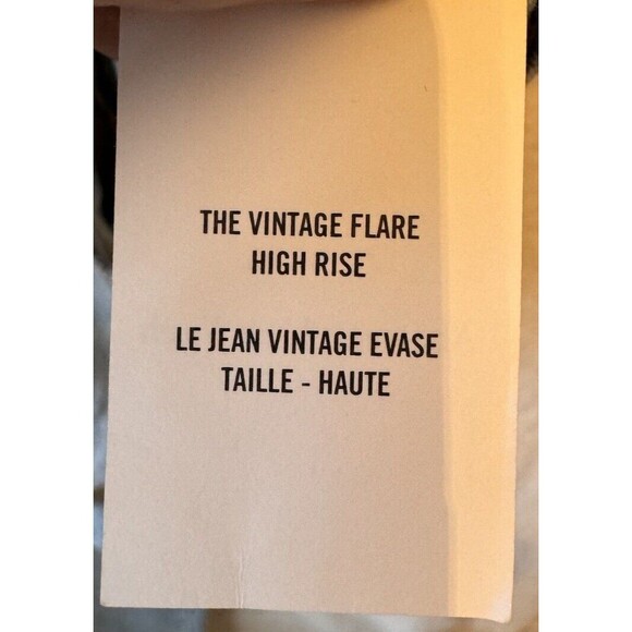 Abercrombie Fitch The Vintage Flare Jeans 35 LONG High Rise Curve Love NWT NEW - Picture 15 of 16